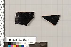 Terracotta fragments of closed shapes by Unknown Artist