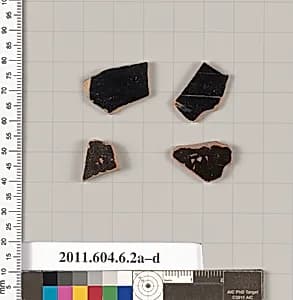 Terracotta fragments of open shapes by Unknown Artist
