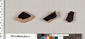 Terracotta fragments of open shapes by Unknown Artist