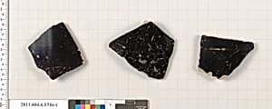 Terracotta fragments of open shapes by Unknown Artist