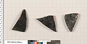 Terracotta fragments of open shapes by Unknown Artist