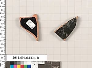 Terracotta fragments of open shapes by Unknown Artist