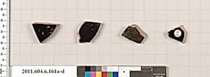 Terracotta fragments of open shapes by Unknown Artist