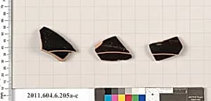 Terracotta fragments of open shapes by Unknown Artist
