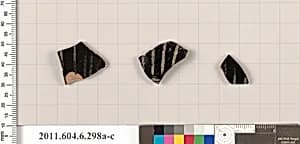 Terracotta fragments of open shapes by Unknown Artist
