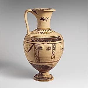 Terracotta Hadra hydria (water jar) by Unknown Artist