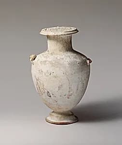 Terracotta Hadra hydria (water jar) by Unknown Artist