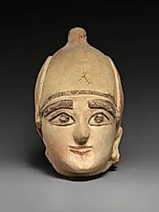 Terracotta head of a man by Unknown Artist