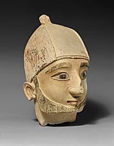 Terracotta head of a man by Unknown Artist