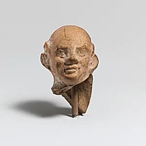 Terracotta head of a man by Unknown Artist