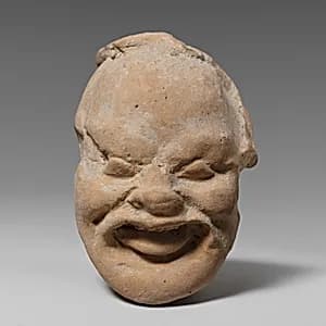 Terracotta head of a man by Unknown Artist