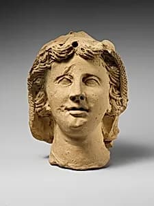 Terracotta head of a youth by Unknown Artist