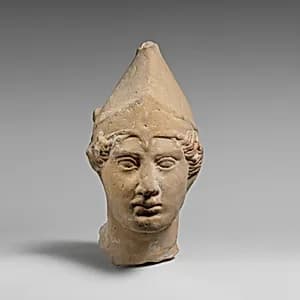 Terracotta head of a youth by Unknown Artist