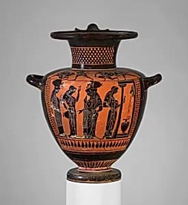 Terracotta hydria (water jar) by Class of Hamburg 1917.477