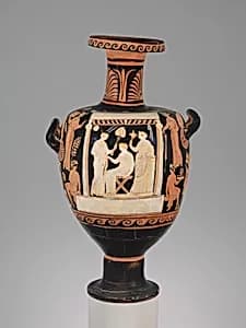 Terracotta hydria (water jar) by APZ Painter