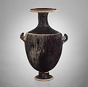 Terracotta hydria (water jar) by Unknown Artist