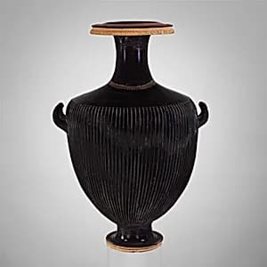 Terracotta hydria (water jar) by Unknown Artist