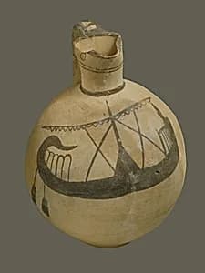 Terracotta jug by Unknown Artist