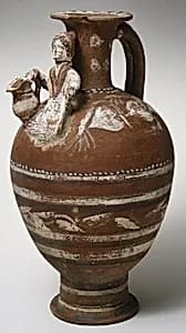Terracotta jug by Unknown Artist