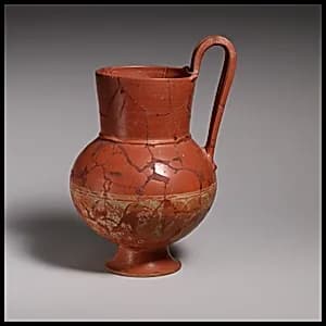 Terracotta jug by Unknown Artist