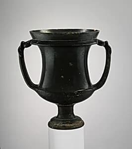 Terracotta kantharos (drinking cup) by Group of Vatican G.116