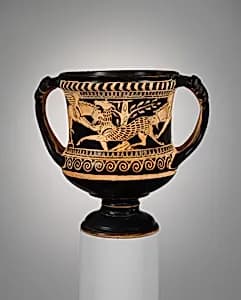 Terracotta kantharos (drinking cup) by Unknown Artist