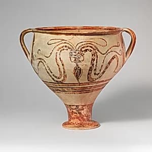 Terracotta krater by Unknown Artist