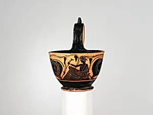 Terracotta kyathos (cup-shaped ladle) by Group of Vatican G.57