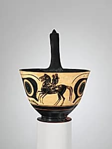 Terracotta kyathos (cup-shaped ladle) by Unknown Artist