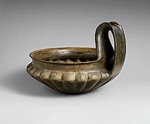Terracotta kyathos (single-handled cup) by Unknown Artist