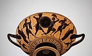 Terracotta kylix (drinking cup) by Painter of New York 06.1021.154