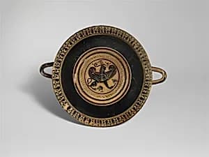 Terracotta kylix (drinking cup) by Unknown Artist
