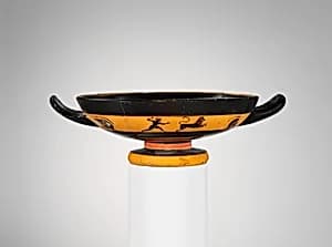 Terracotta kylix (drinking cup) by Unknown Artist