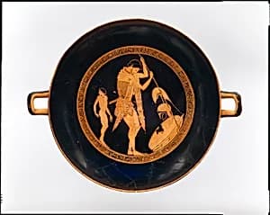 Terracotta kylix (drinking cup) by Thorvaldsen Group