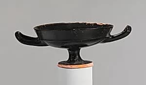 Terracotta kylix (drinking cup) by Unknown Artist