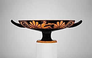 Terracotta kylix (drinking cup) by Palmette Eye-cups