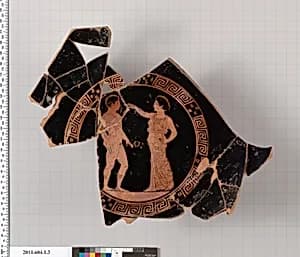Terracotta kylix (drinking cup) by Unknown Artist