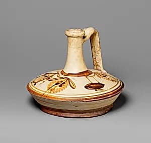 Terracotta lagynos (oil flask) by Unknown Artist