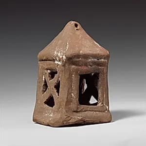 Terracotta lantern by Unknown Artist