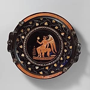 Terracotta lekanis (dish) by Menzies Group