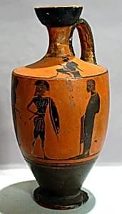 Terracotta lekythos by Unknown Artist