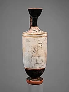 Terracotta lekythos (oil flask) by Painter of Munich 2335