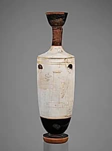 Terracotta lekythos (oil flask) by Painter of New York 23.160.41