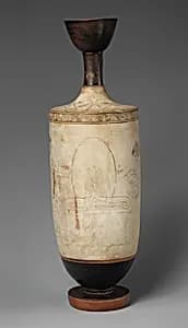 Terracotta lekythos (oil flask) by Painter of Munich 2335