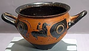 Terracotta mastoid skyphos by Unknown Artist