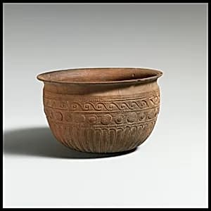 Terracotta Megarian bowl by Unknown Artist