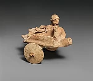 Terracotta model of a "cart" by Unknown Artist