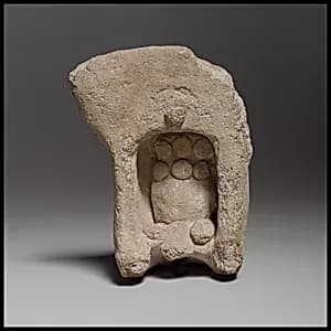 Terracotta model of a shrine by Unknown Artist