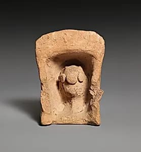 Terracotta model of a shrine by Unknown Artist