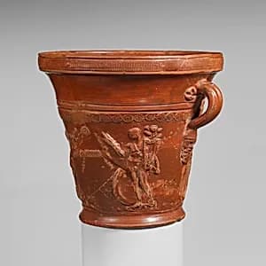 Terracotta modiolus (drinking cup) by Unknown Artist